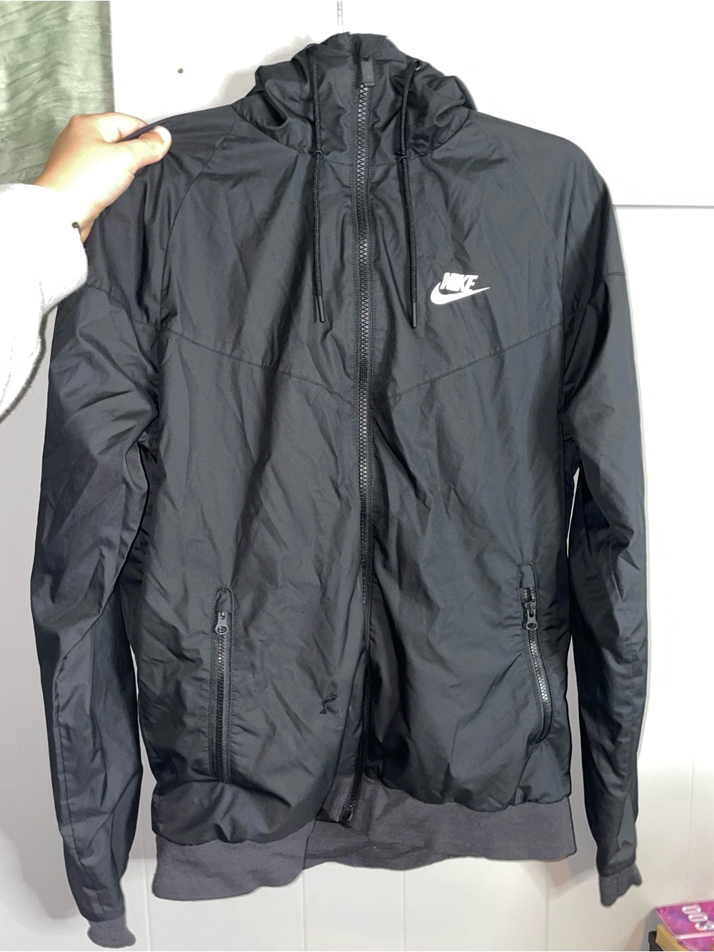 Nike Sportswear Windrunner Black Jacket $100 retail